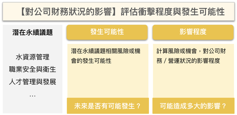 IFRS S1 評估永續議題重大性說明
